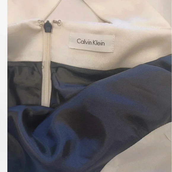 Calvin  Klein Formal Black & White Mini Dress Size 8 - Picture 6 of 9